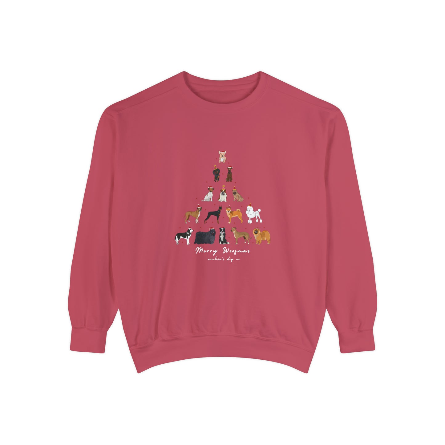 Merry Woofmas Christmas Tree Crewneck