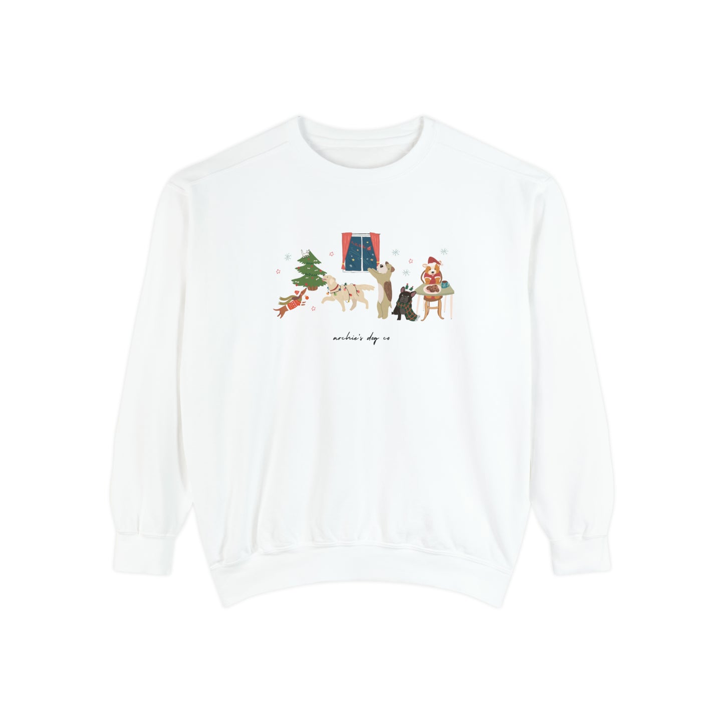 Festive Dog Mom Holiday Sweater
