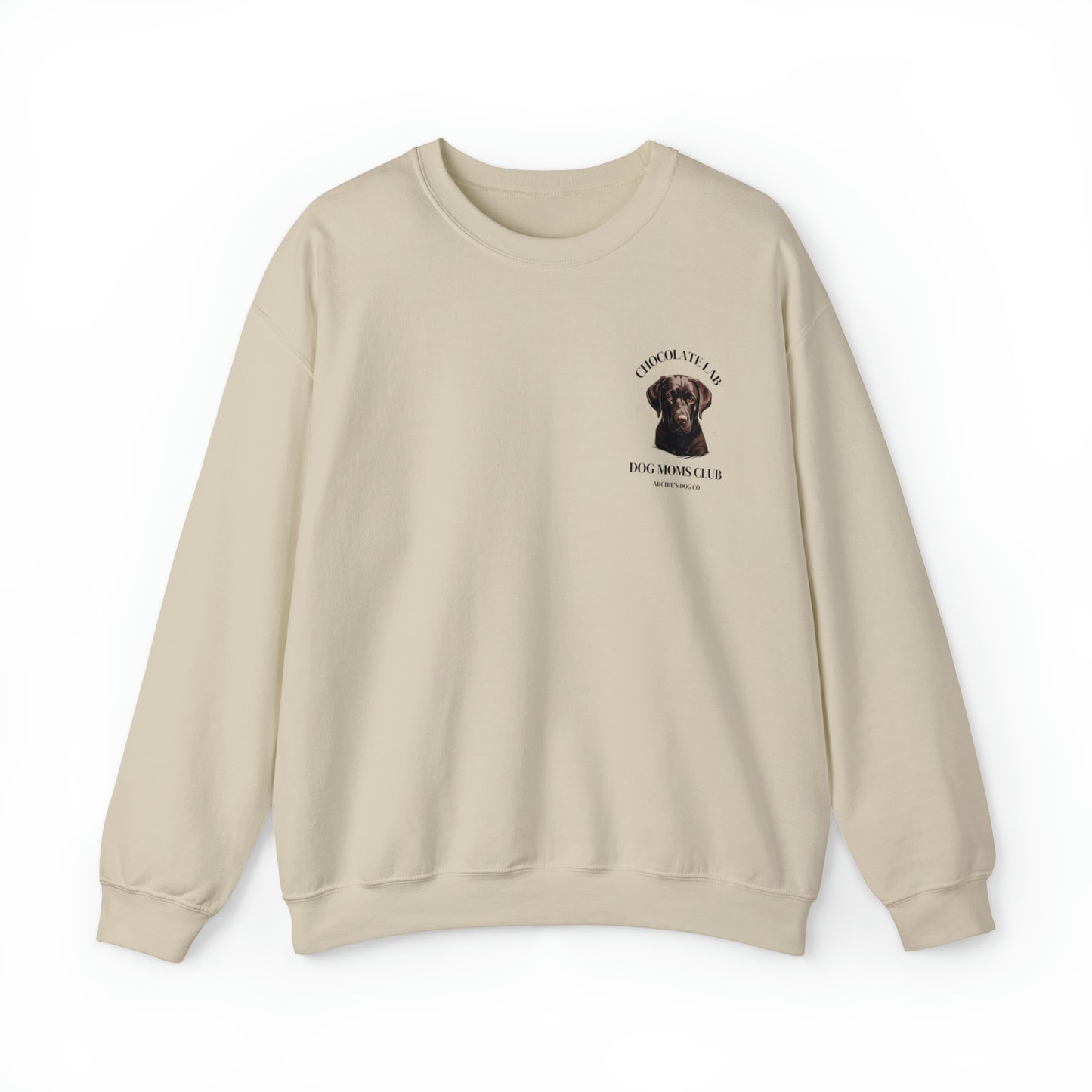 Chocolate Lab Dog Mom Sweatshirt