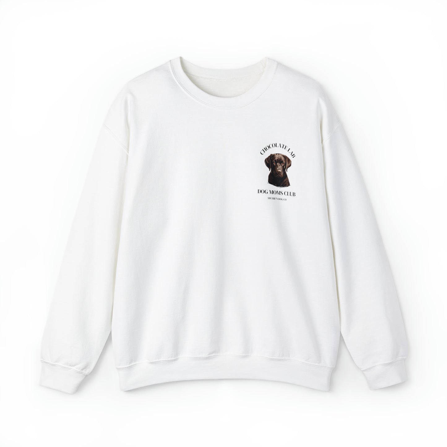 Chocolate Lab Dog Mom Sweatshirt