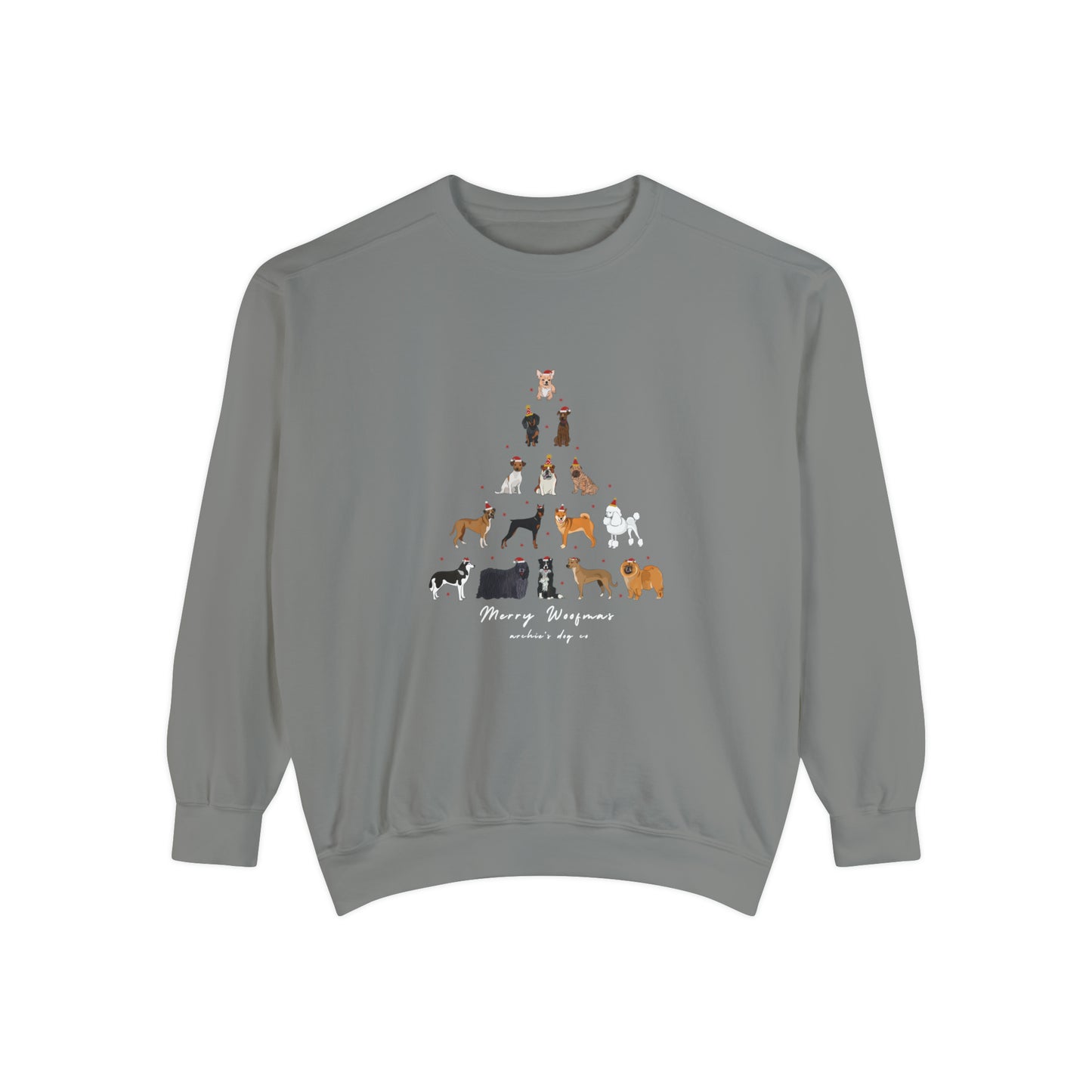 Merry Woofmas Christmas Tree Crewneck