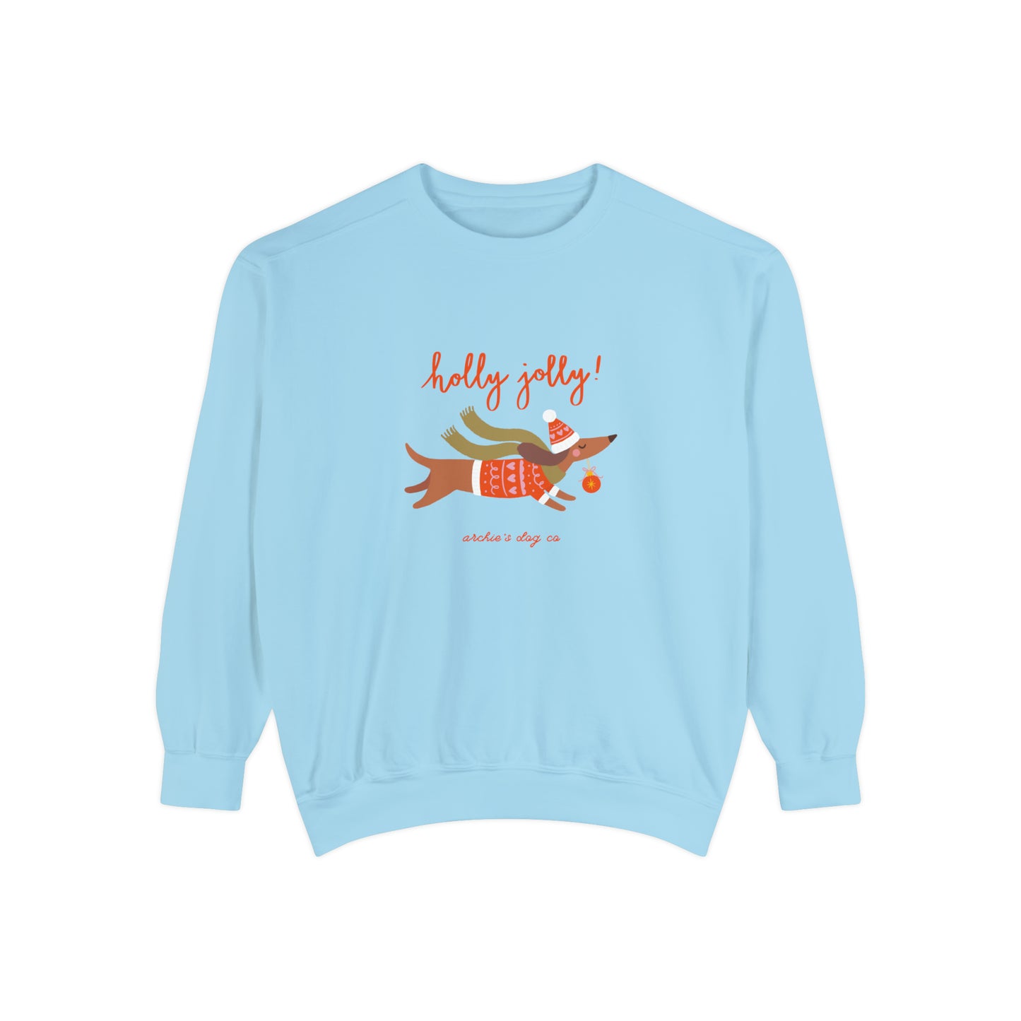 Holly Jolly Dog Mom Crewneck