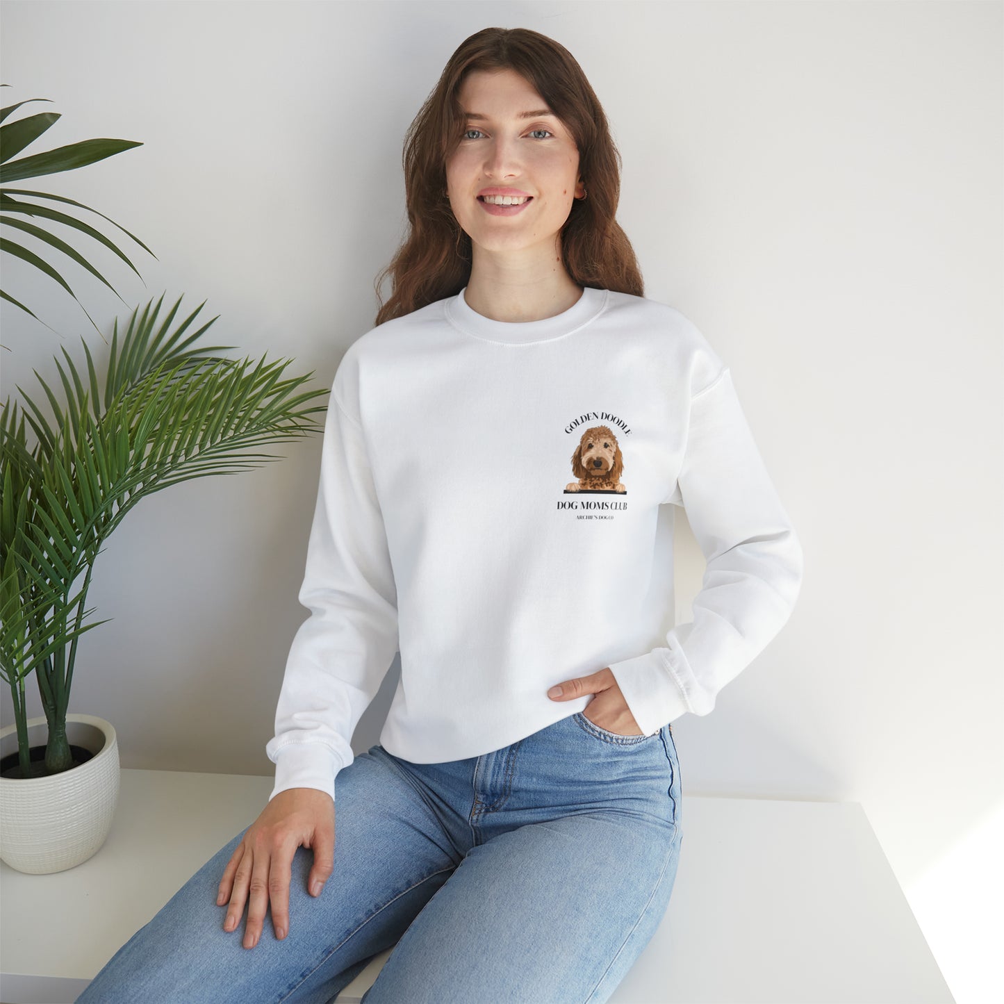 Golden Doodle Dog Mom Sweatshirt