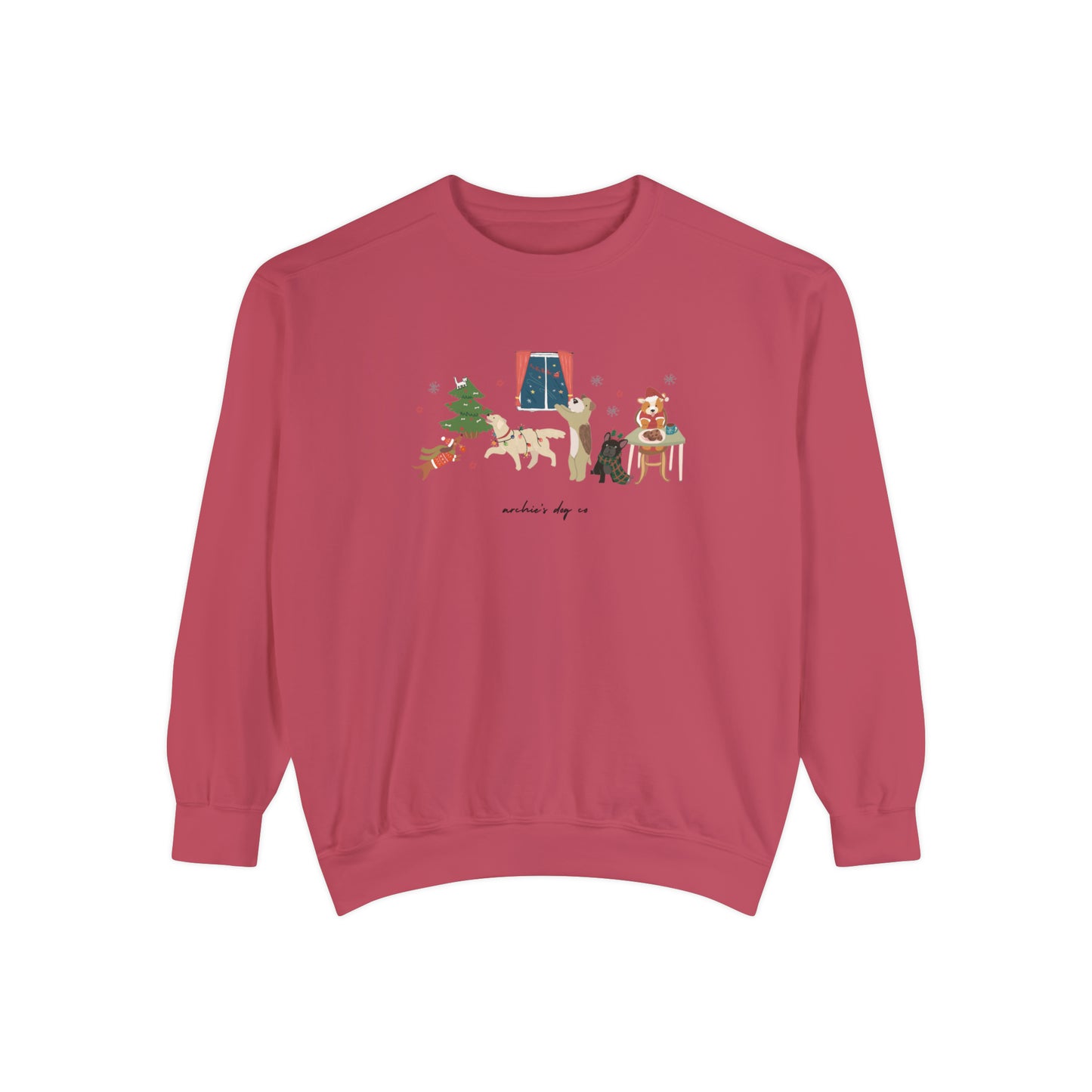 Festive Dog Mom Holiday Sweater