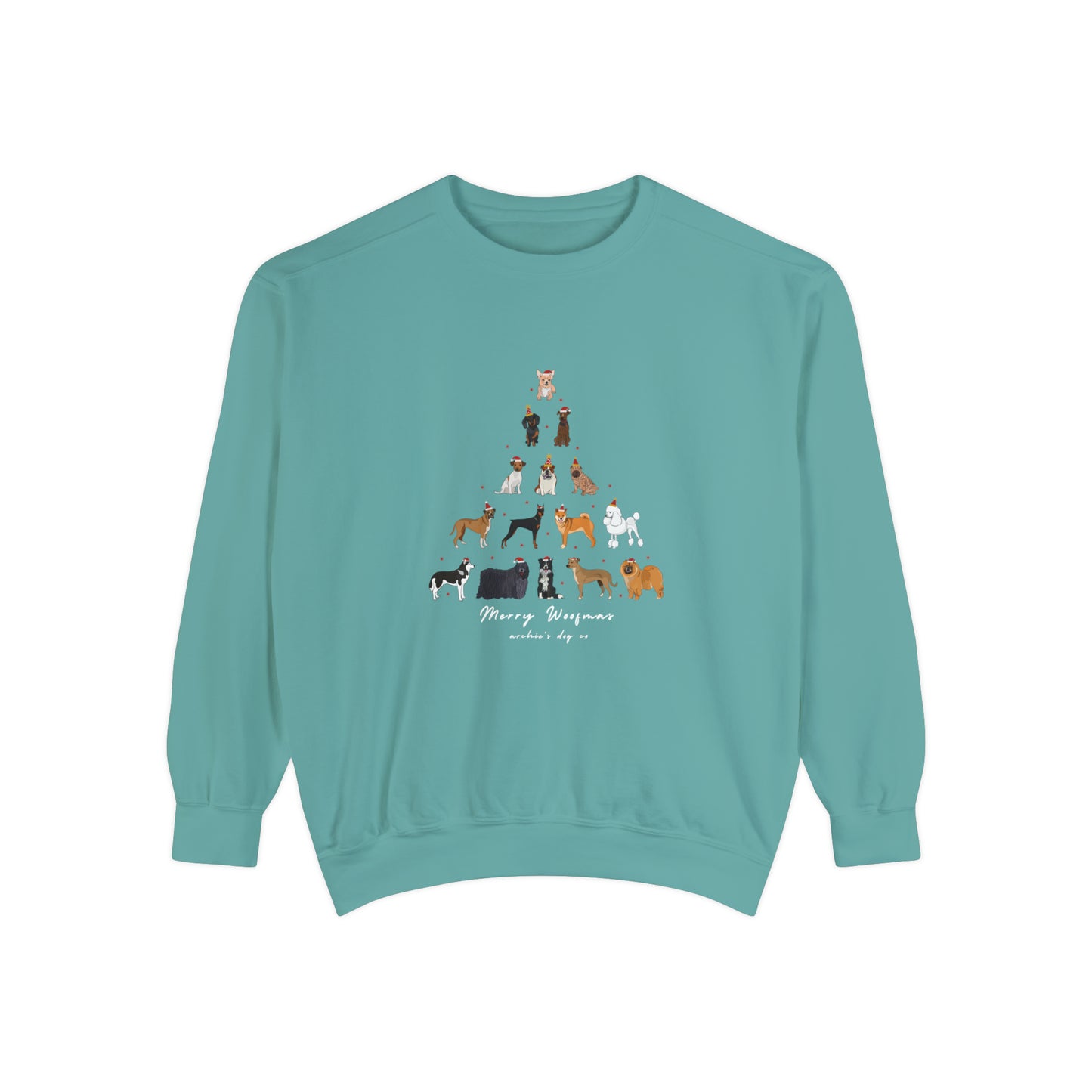 Merry Woofmas Christmas Tree Crewneck