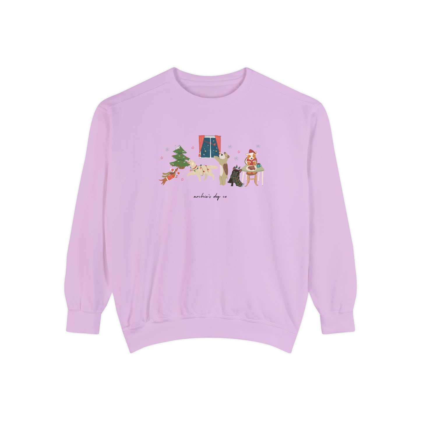 Festive Dog Mom Holiday Sweater