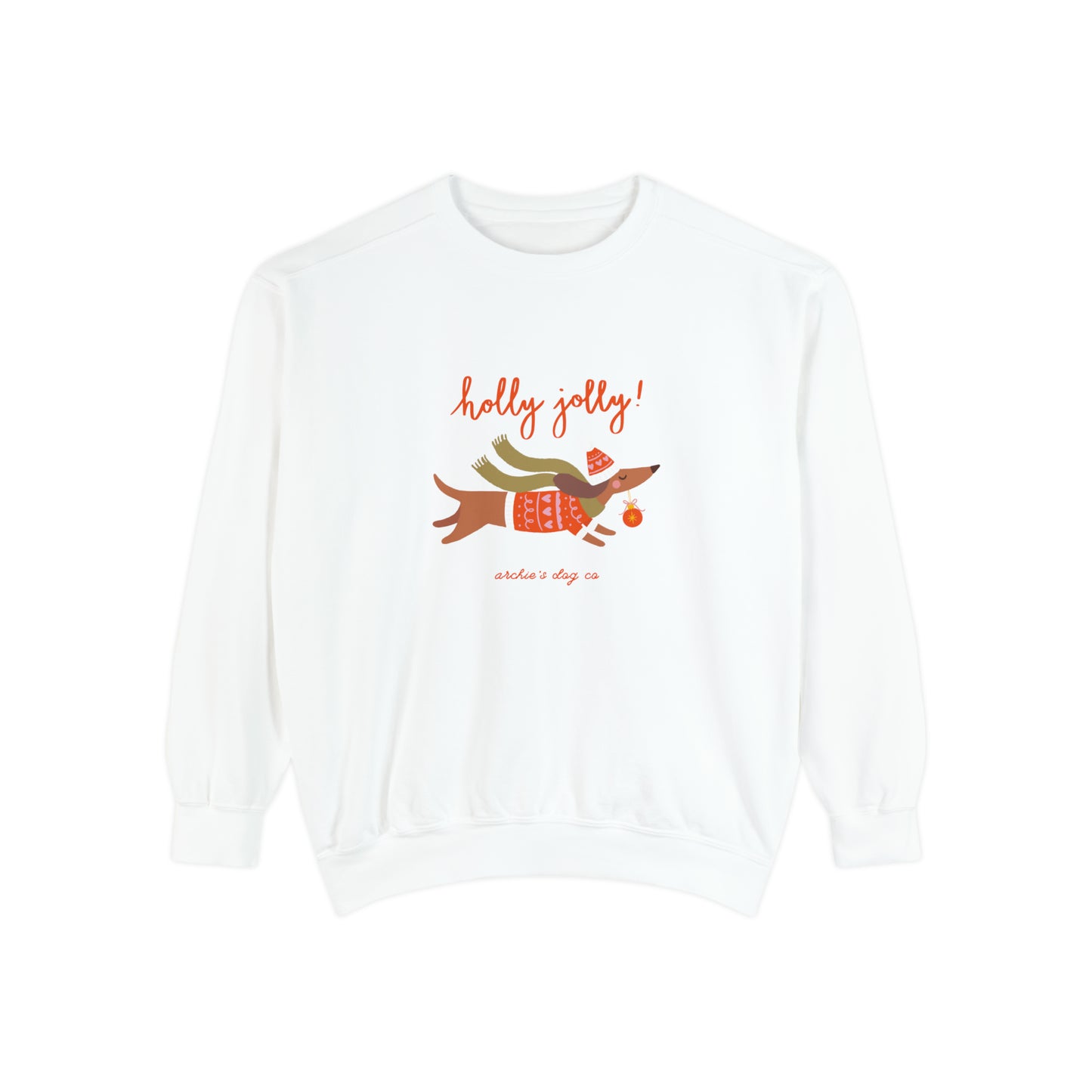 Holly Jolly Dog Mom Crewneck