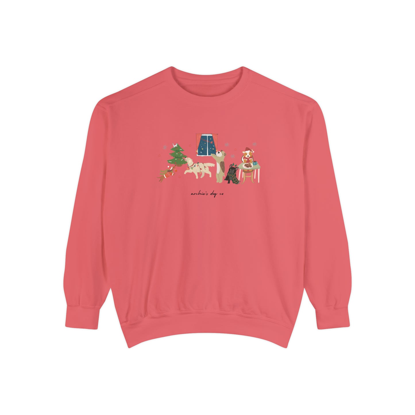 Festive Dog Mom Holiday Sweater