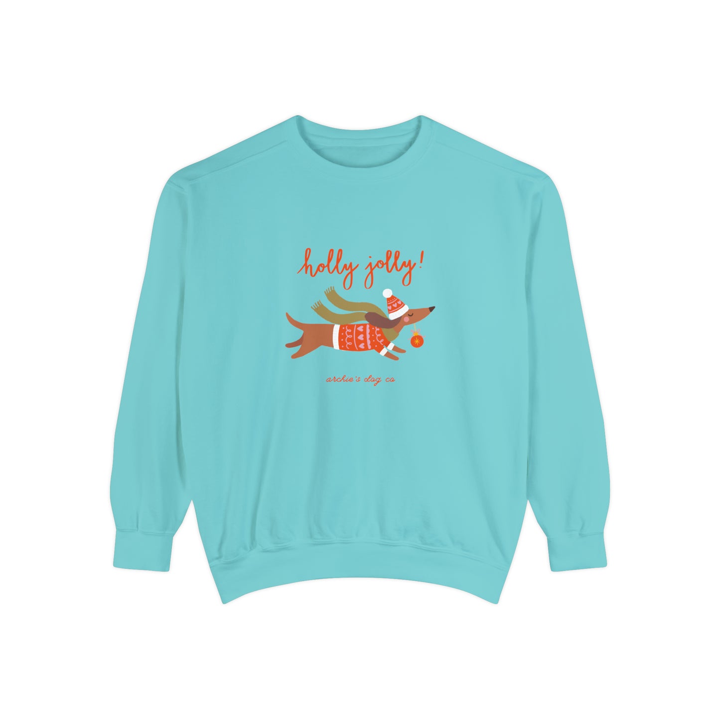 Holly Jolly Dog Mom Crewneck
