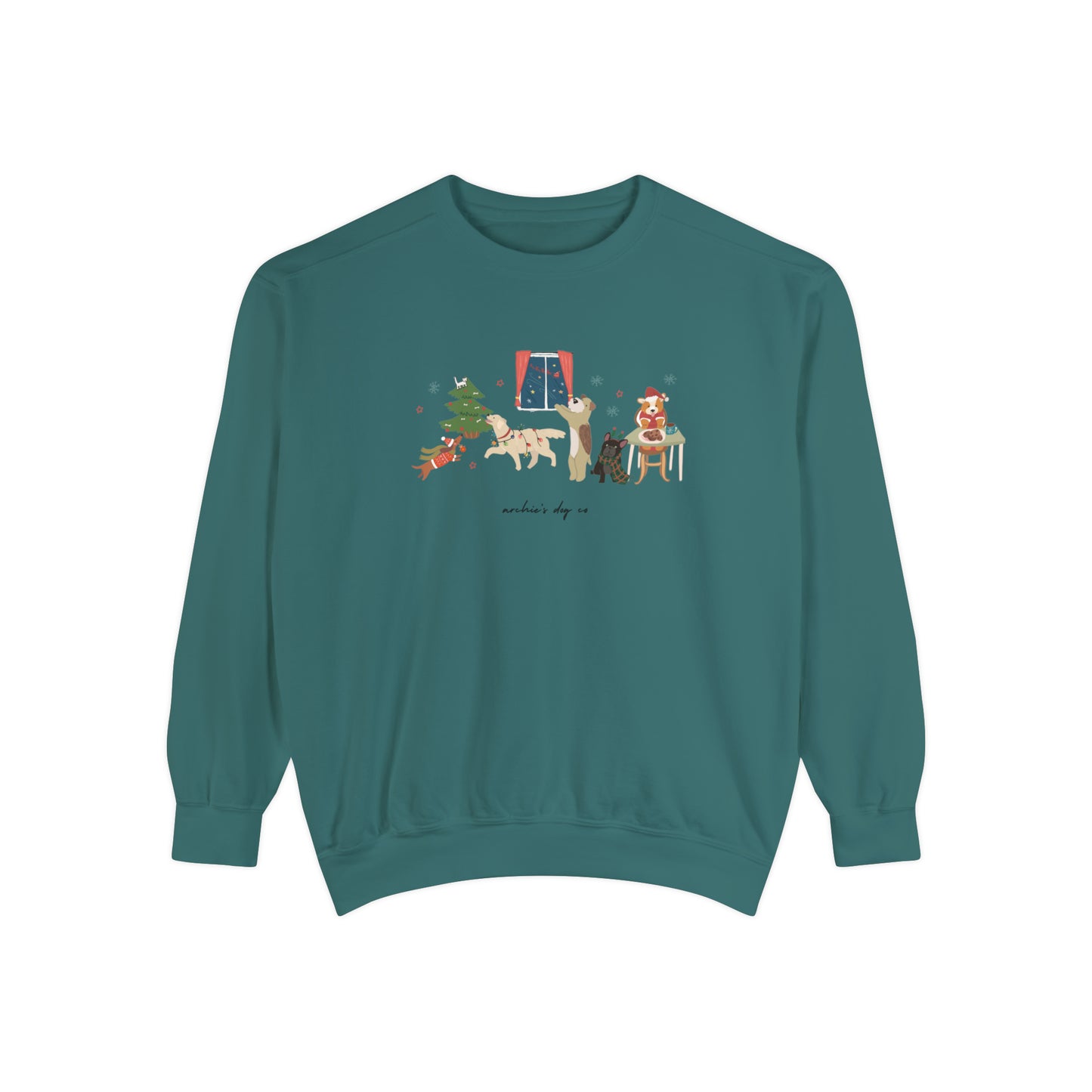 Festive Dog Mom Holiday Sweater