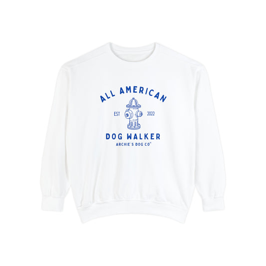 All American Dog Walker Comfort Colors Crewneck