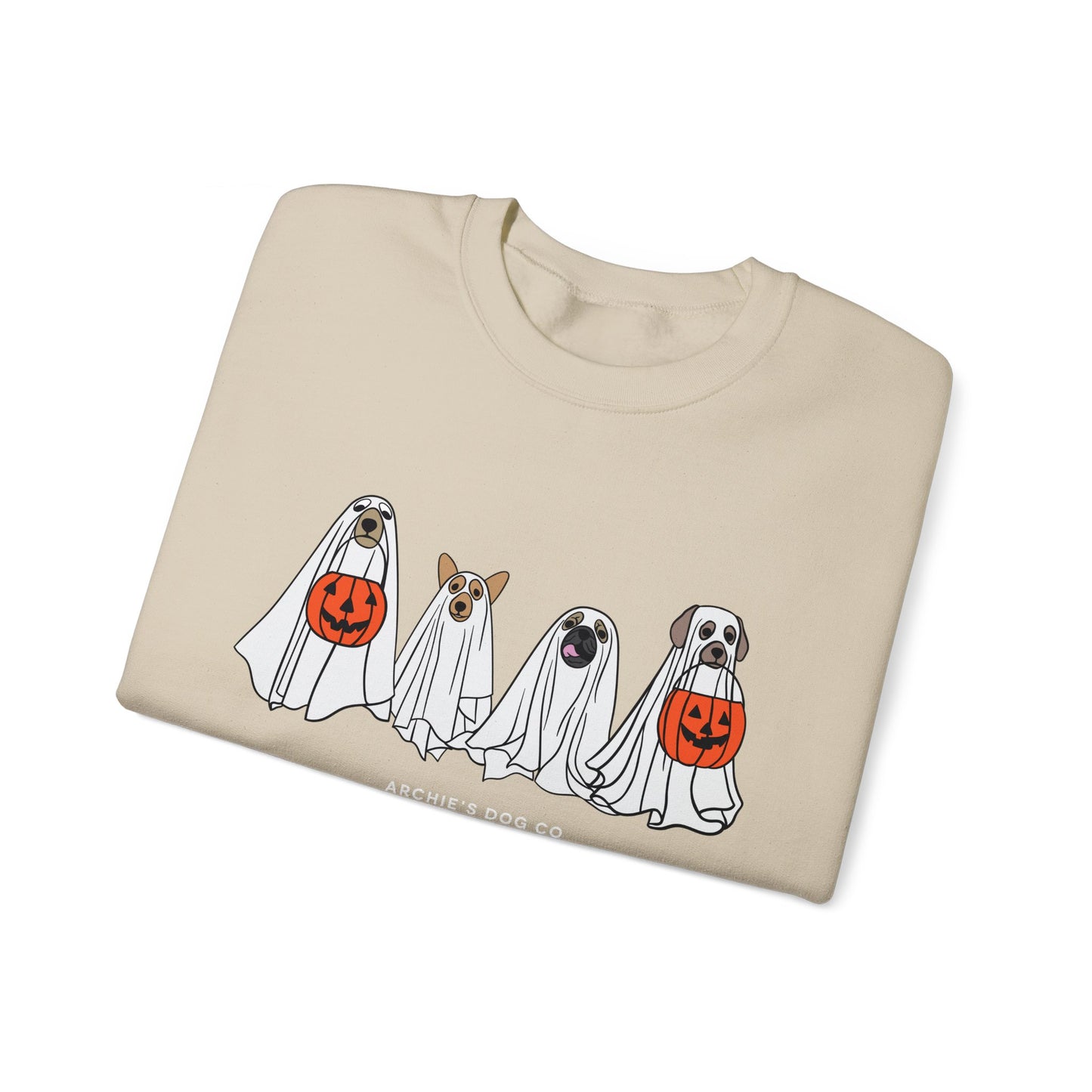 Spooky Dog Ghost Sweatshirt