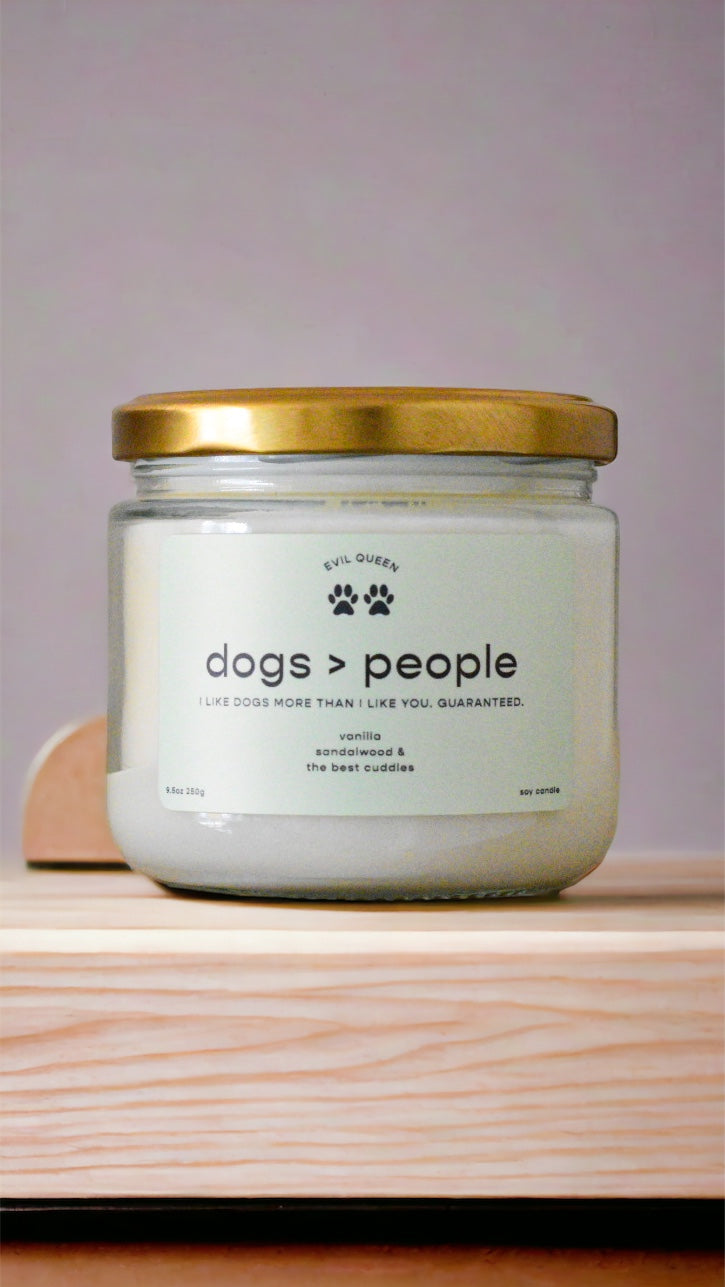 Dogs > People Candle