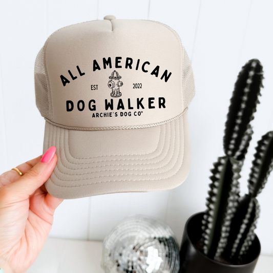 All American Dog Walker Trucker Hat