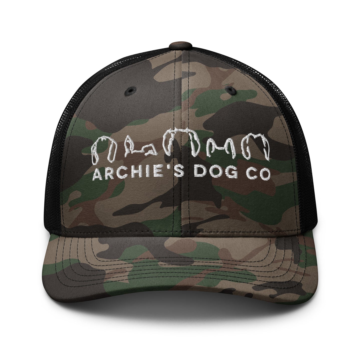 Camouflage Dog Trucker Hat