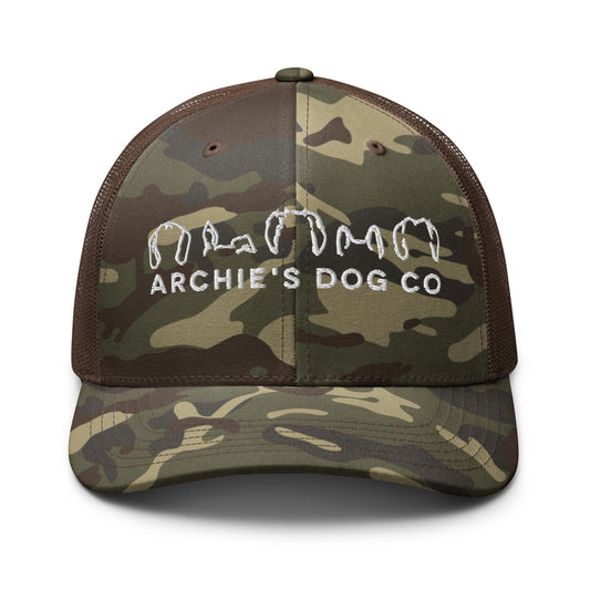 Camouflage Dog Trucker Hat